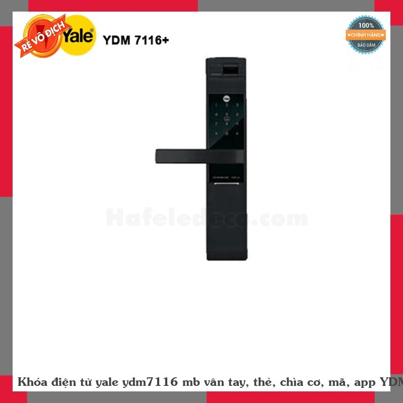 Ảnh Khóa cửa vân tay YALE YDM 7116+