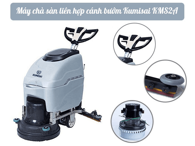 Ảnh Máy chà sàn liên hợp cánh bướm Kumisai KMS2A