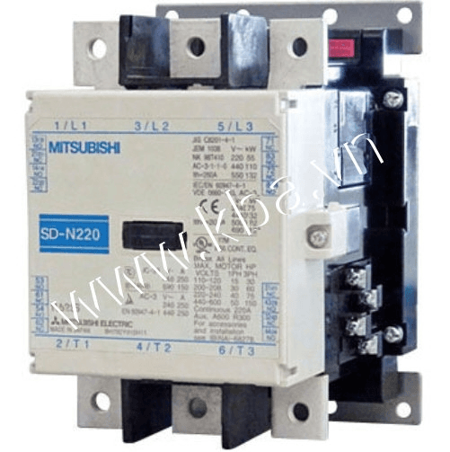 Ảnh Contactor dạng khối Mitsubishi SD-N220 DC24V