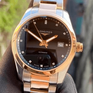 Ảnh Đồng hồ Longines Conquest Classic vàng hồng sang trọng L2.785.5.58.7