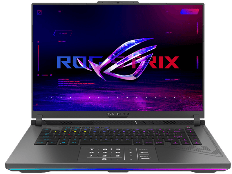 Ảnh Laptop Asus ROG Strix G16 G614JI-N4084W - Intel Core i7-13650HX, 16GB RAM, SSD 1TB, Nvidia GeForce RTX 4070 8GB GDDR6 + Intel UHD Graphics, 16 inch