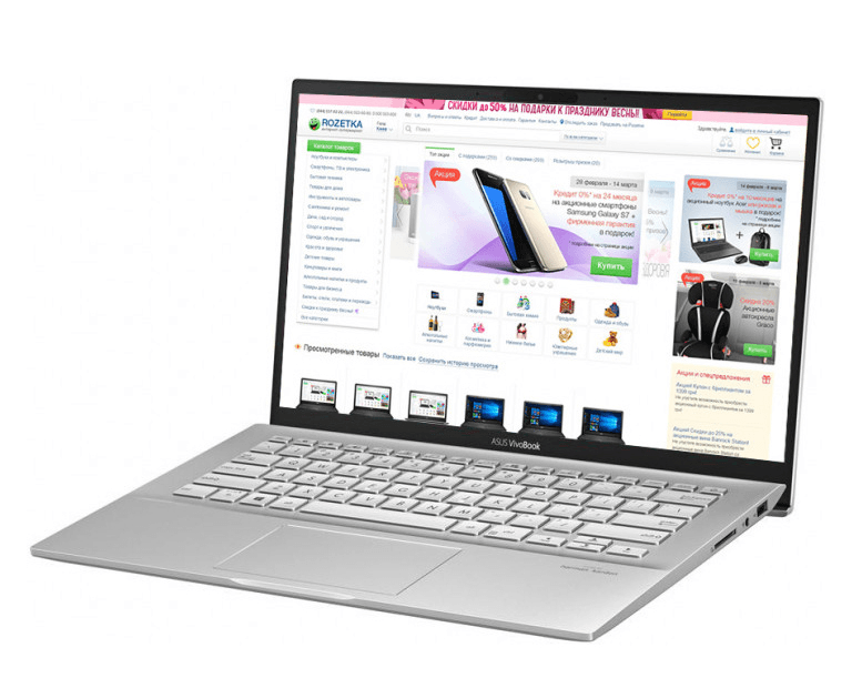 Ảnh Laptop Asus Vivobook S14 S431FA-EB511T - Intel Core i5-8265U, 8GB RAM, SSD 512GB, Intel UHD Graphics 620, 14 inch