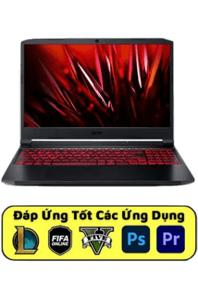 Ảnh Laptop Acer Gaming Nitro 5 AN515-57-536Q - Intel core i5-11400H, 8GB RAM, SSD 256GB, Nvidia GeForce GTX 1650 4GB GDDR6, 15.6 inch