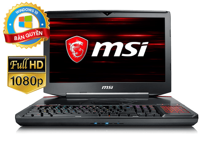Ảnh Laptop MSI GT83 Titan 8RG-037VN - Intel core i7, 32GB RAM, HDD 1TB + SSD 512GB, Nvidia GeForce GTX 1080 SLI 8GB GDDR5X, 18.4 inch