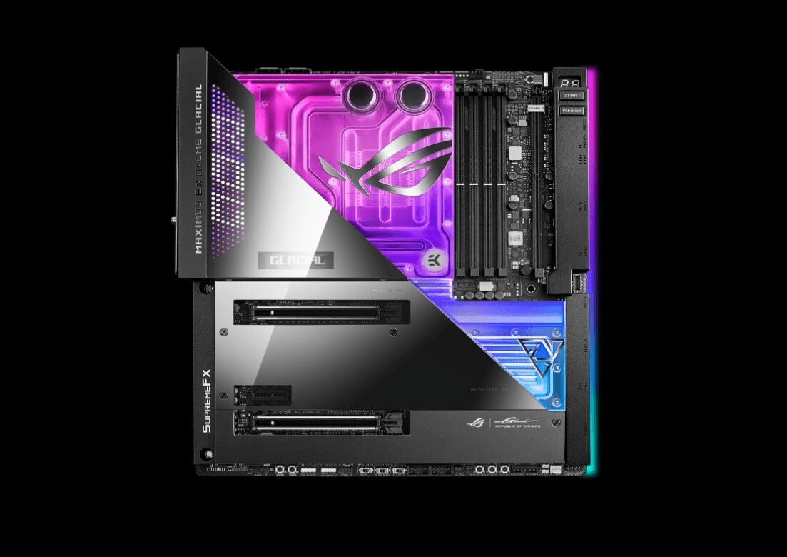 Ảnh Bo mạch chủ - Mainboard Asus ROG MAXIMUS Z690 EXTREME GLACIAL DDR5