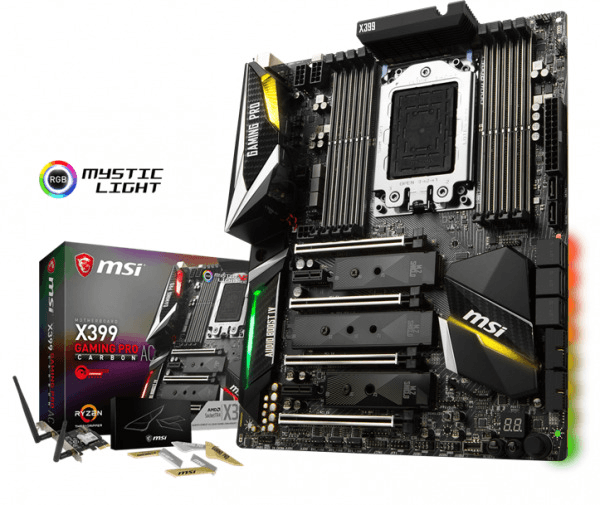 Ảnh Bo mạch chủ - Mainboard MSI X399 GAMING PRO CARBON AC