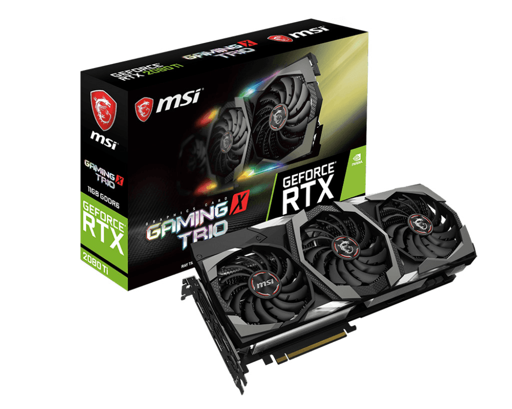 Ảnh Card đồ họa - VGA Card MSI GeForce RTX 2080 Ti Gaming X Trio