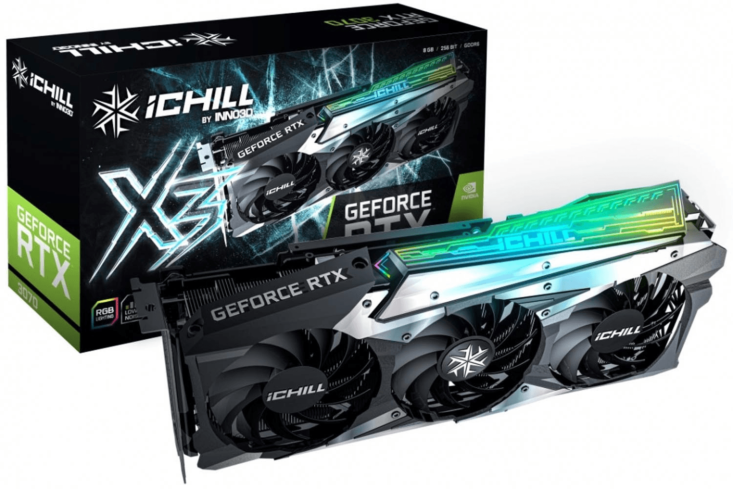 Ảnh Card màn hình Inno3D RTX 3070 iChill X3 8GB