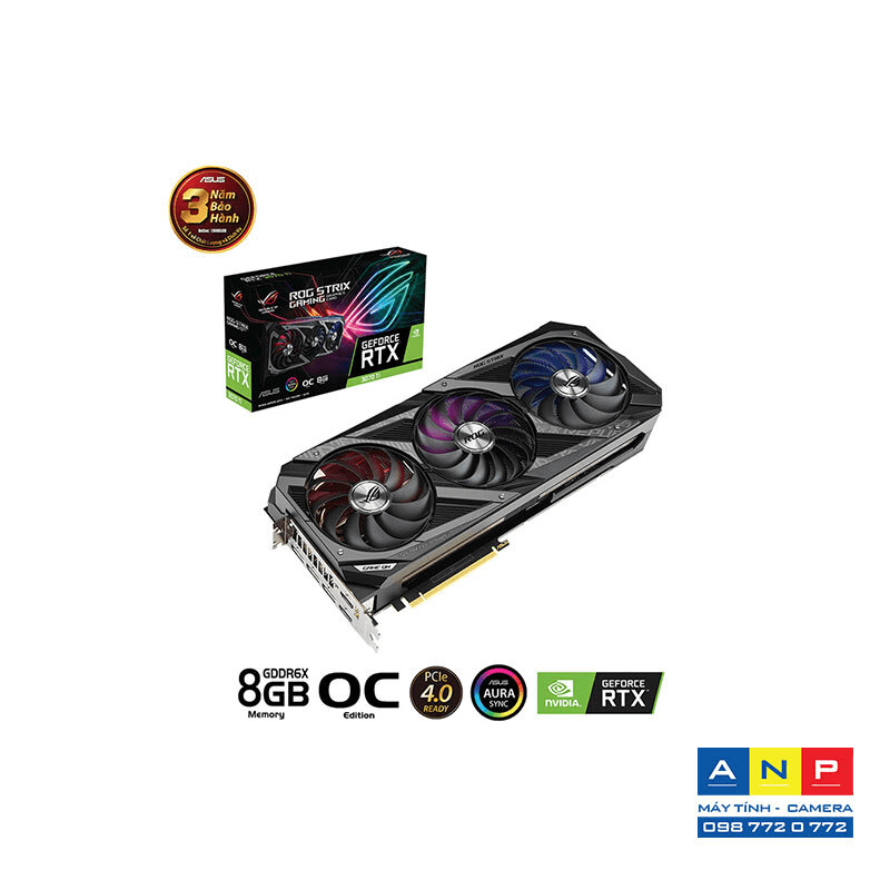 Ảnh Card màn hình Asus ROG-STRIX-RTX3070TI-O8G-GAMING