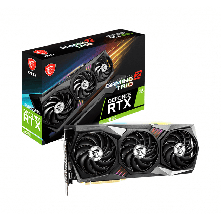 Ảnh Card màn hình MSI RTX 3080 GAMING X TRIO 10G
