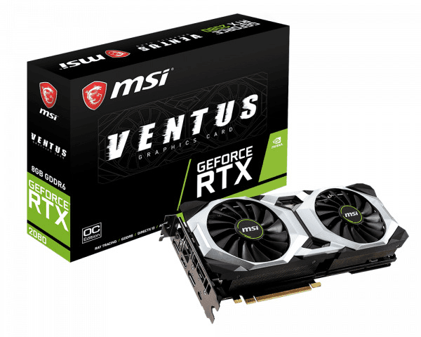Ảnh Card đồ họa - VGA Card MSI GeForce RTX 2080 Ventus 8G OC