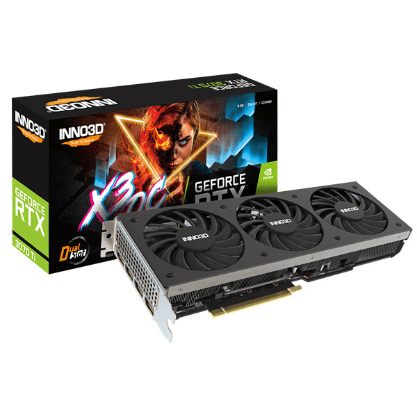 Ảnh Card màn hình Inno3D RTX 3070 Ti X3