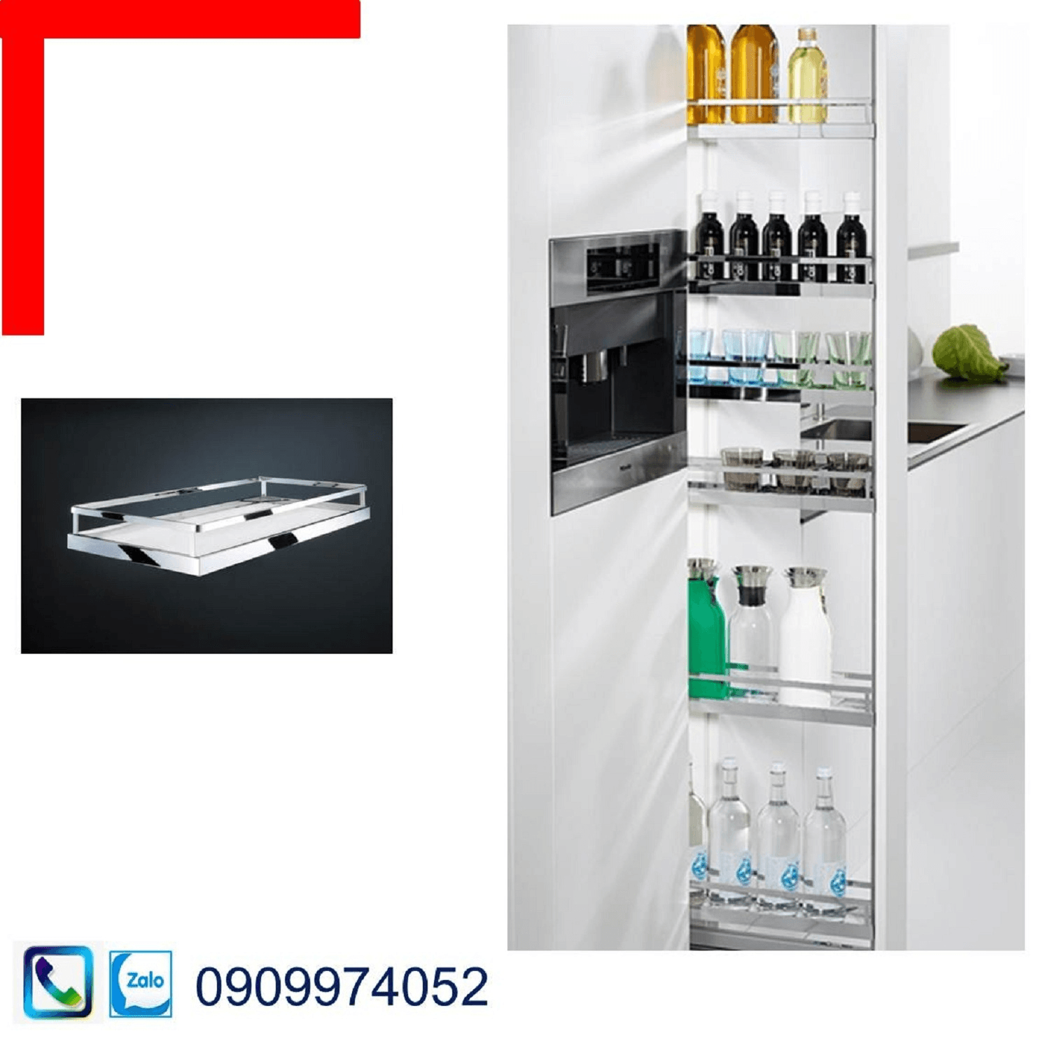 Ảnh Tủ kho Hafele Kesseböhmer 546.54.631
