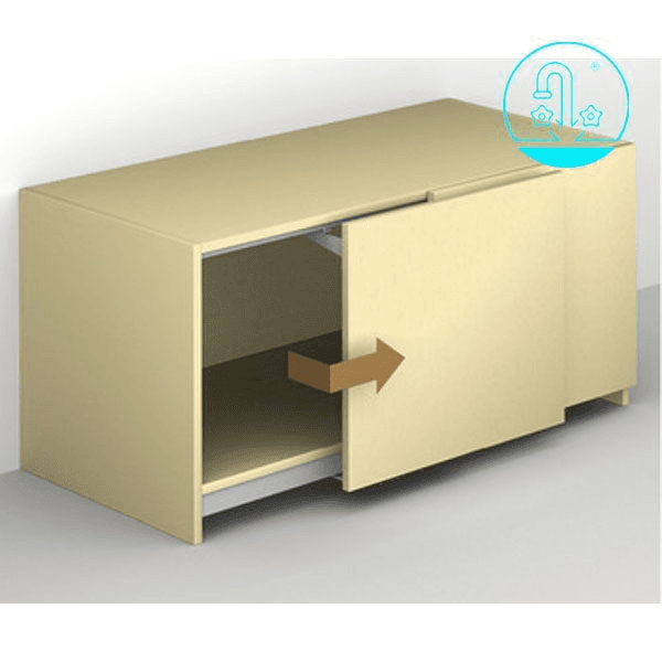 Ảnh Bộ phụ kiện cửa trượt Hafele Finetta Flatfront 406.11.201