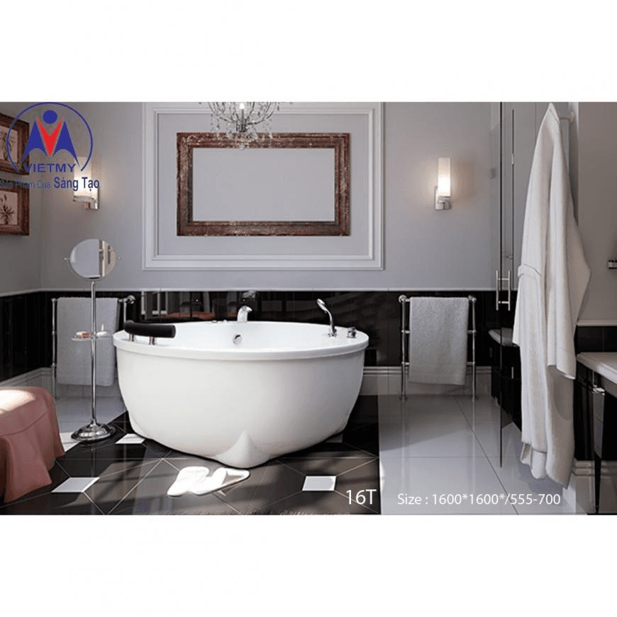 Ảnh Bồn tắm massage Việt Mỹ 16T