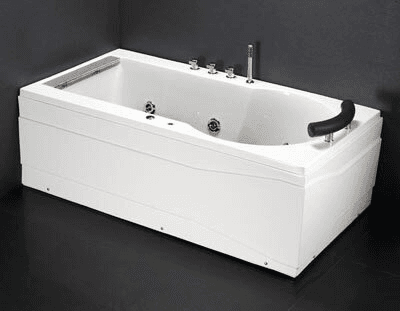Ảnh Bồn tắm Massage hơi có chân có yếm Caesar MT211SL(R)