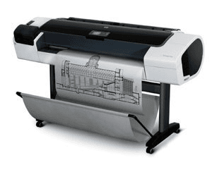 Ảnh Máy in phun màu khổ lớn HP DesignJet T1200 - 44 inch