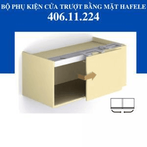 Ảnh Bộ phụ kiện cửa trượt Hafele Finetta Flatfront 406.11.224
