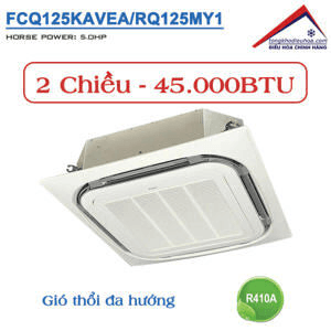 Ảnh Điều hòa Daikin 42000 BTU 2 chiều FCQ125KAVEA/RQ125MY1 gas R-410A - Điều khiển dây BRC1C61