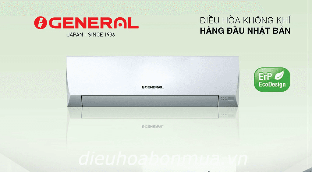 Ảnh Điều hòa General 18000 BTU 1 chiều Inverter ASGA18JCC/A0GR18JCC (AOGR18JCC) gas R-410A