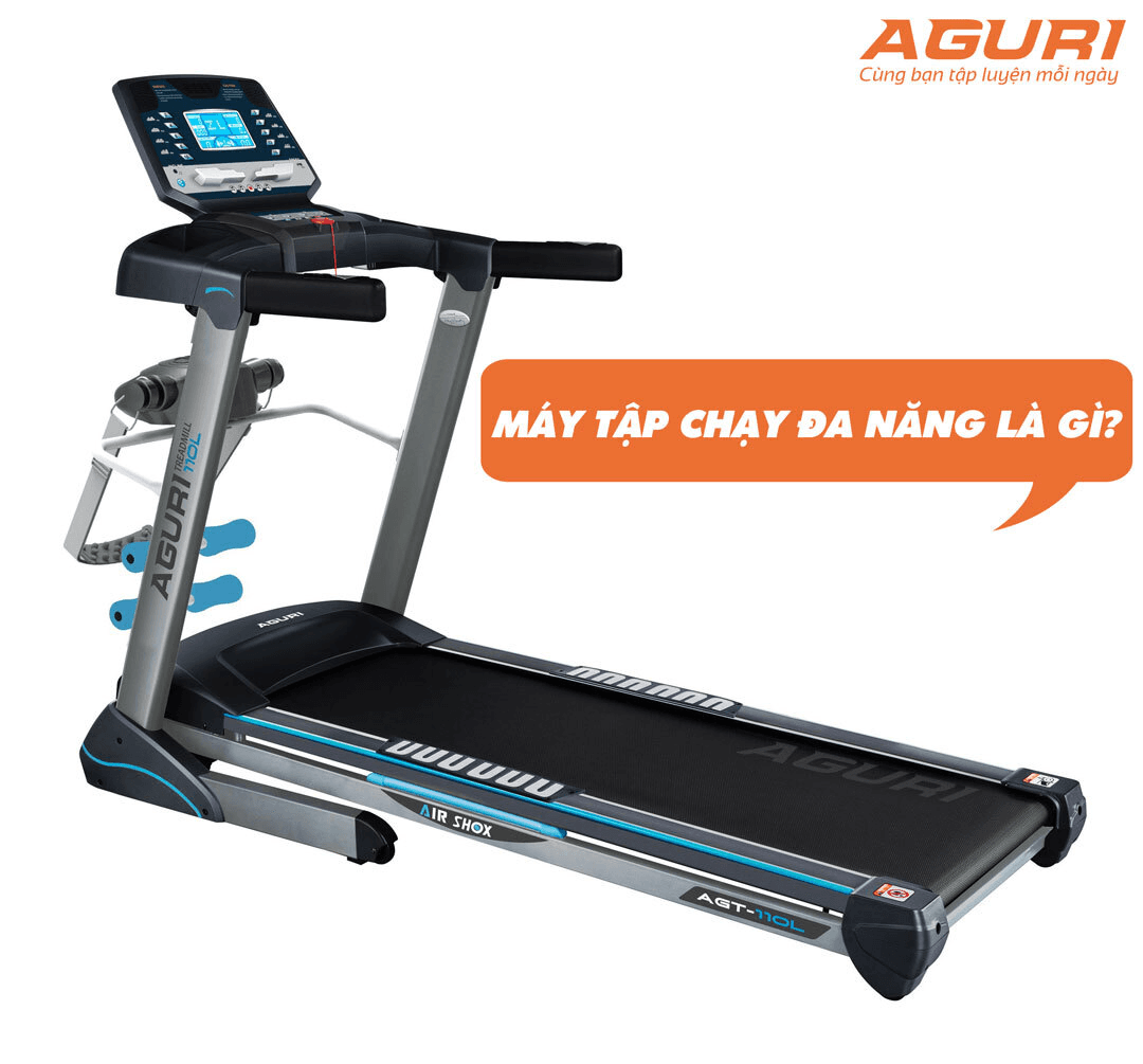 Ảnh Máy chạy bộ điện đa năng Aguri AGT - 110L