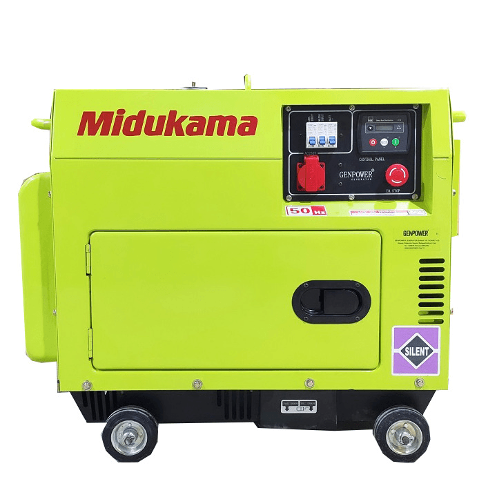 Ảnh Máy phát điện chạy dầu 3Kw Midukama HL4000T (Tích hợp ATS)