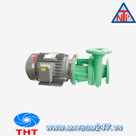Ảnh Máy bơm hóa chất công nghiệp đầu nhựa NTP UVP265-13.7 205 5HP