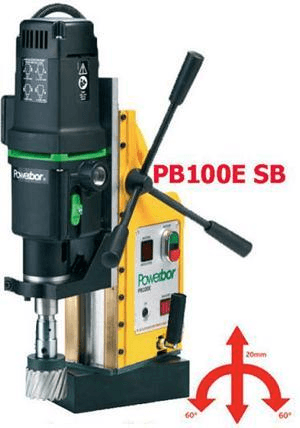 Ảnh Máy khoan từ Powerbor Có đế Xoay PB100E SB
