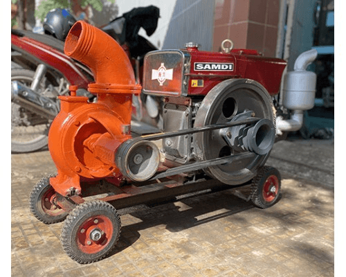 Ảnh Máy bơm nước đầu bơm Kubota Diesel D15 - phi 150