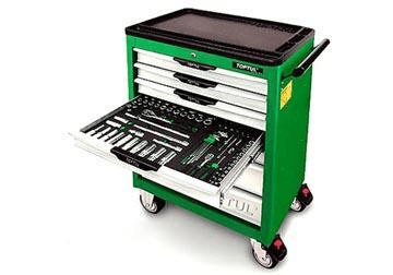 Ảnh Bộ tủ dụng cụ 7 ngăn màu đỏ 279 chi tiết Toptul GV-27906