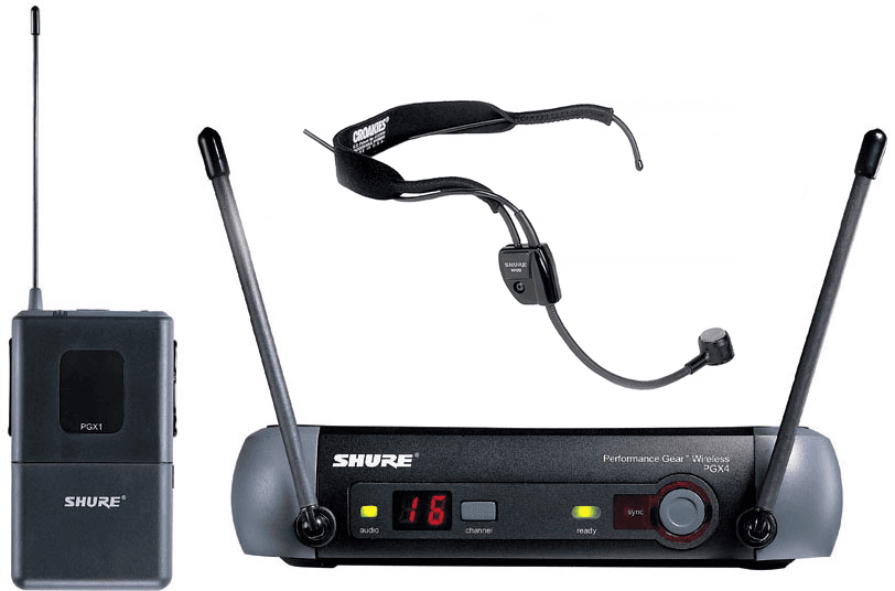 Ảnh Bộ thu và phát kèm micro cài đầu Shure PGX14E/WH20