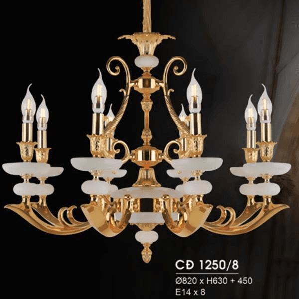 Ảnh Đèn chùm đồng CĐ1250/8