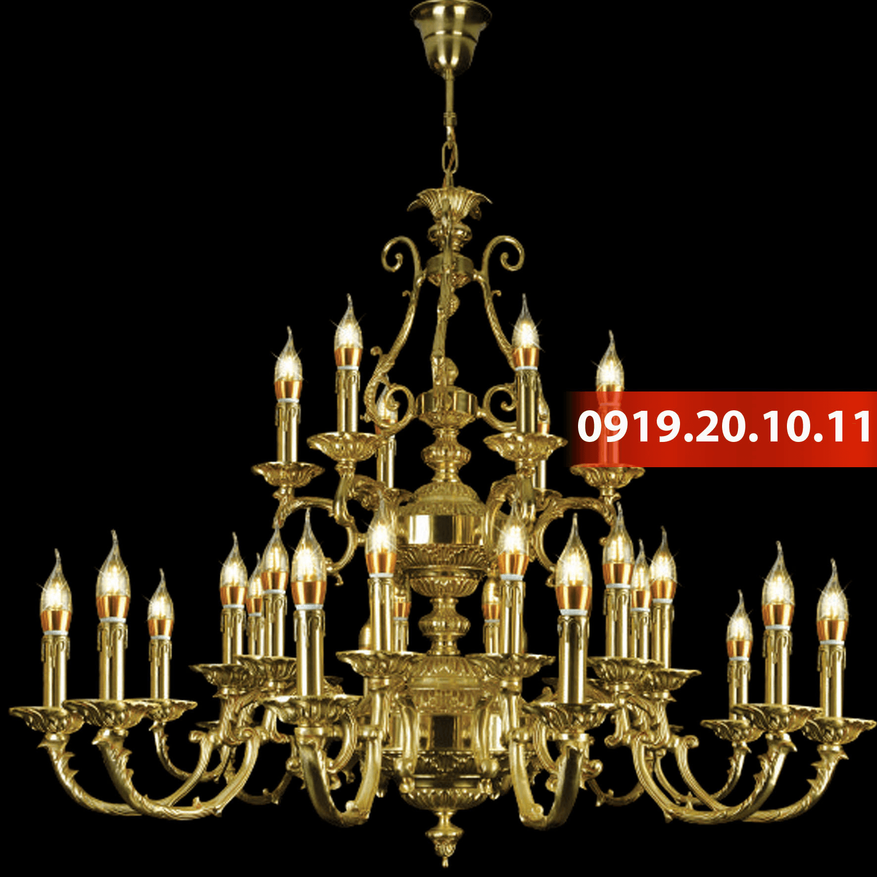 Ảnh Đèn chùm CĐ1180/24+6