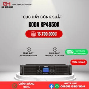 Ảnh Cục đẩy công suất 4 kênh Koda KP4850A