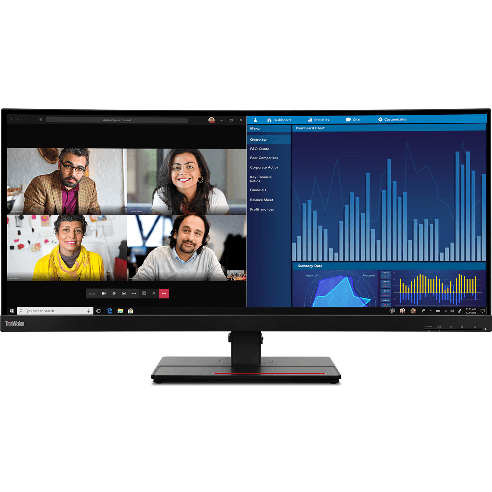 Ảnh Màn hình máy tính Lenovo ThinkVision P34w-20 - 34.14 inch