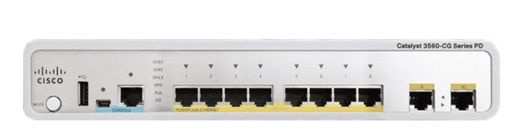 Ảnh Switch Cisco Catalyst WS-C3560CPD-8PT-S - 8 port