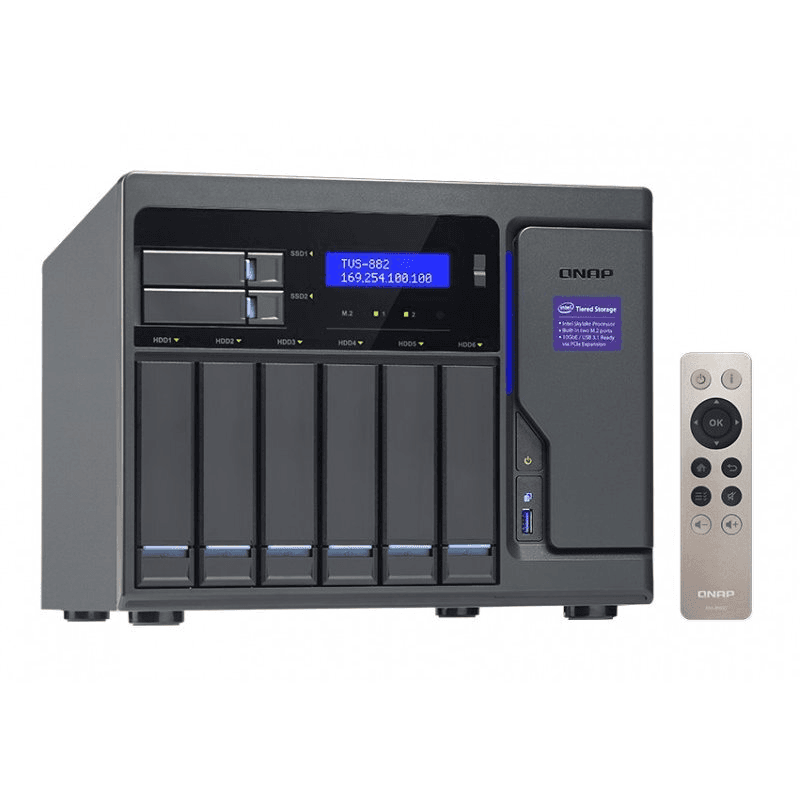 Ảnh Thiết bị lưu trữ Qnap TVS-882-i3-8G
