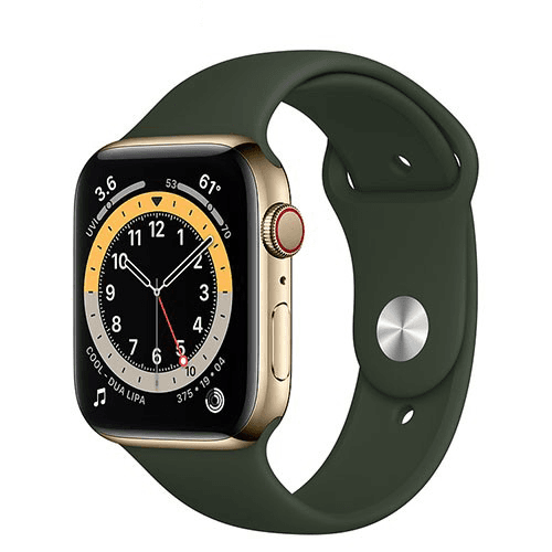 Ảnh Đồng hồ thông minh Apple Watch Series 6 GPS + Cellular 40mm - Viền thép dây cao su