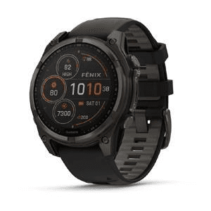 Ảnh Đồng hồ thông minh Garmin Fenix 8 Solar 47mm viền Titanium