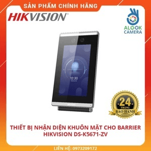 Ảnh Máy chấm công khuôn mặt Hikvision DS-K5671-ZV