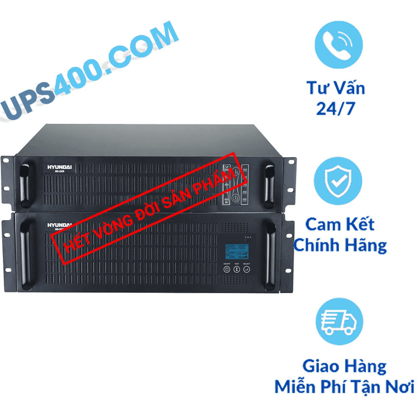 Ảnh Bộ lưu điện Hyundai HD-10KR - 8KW, Online