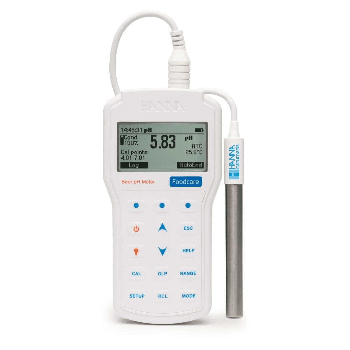 Ảnh Máy đo pH, nhiệt độ trong sản xuất Bia Hanna HI98167