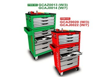 Ảnh Tủ đựng dụng cụ 3 ngăn 104 chi tiết Toptul GCAZ0020