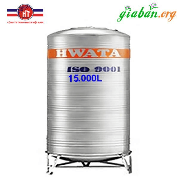 Ảnh Bồn nước Inox Hwata 15000 lít đứng