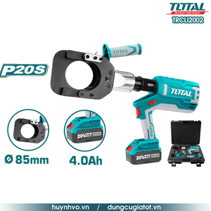 Ảnh Máy ép cos thủy lực pin 20V Total TCTLI2002