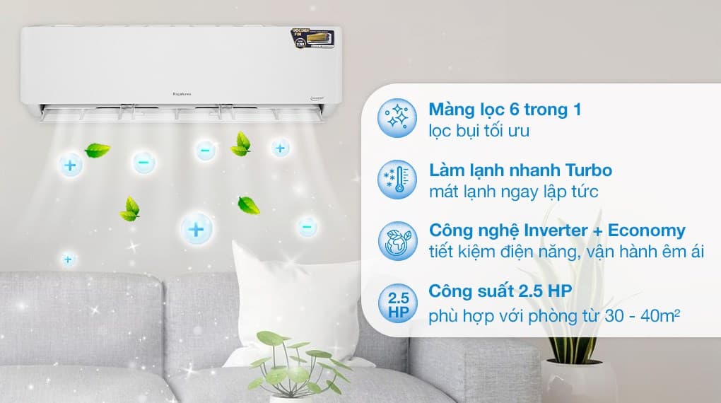 Ảnh Máy lạnh Nagakawa Inverter 2.5 HP NIS-C24R2T28