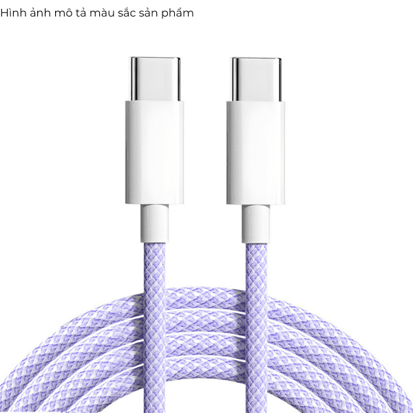 Ảnh Cáp sạc Type C - Type C 1m NC-001