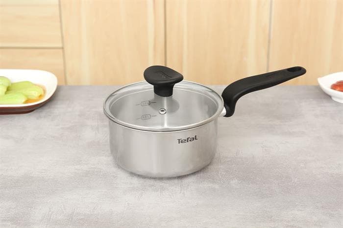 Ảnh Quánh inox nắp kính 16 cm Tefal Primary E3082235