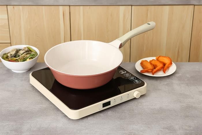 Ảnh Chảo nhôm sâu chống dính vân đá đáy từ 26 cm Inochi Omi Simple HIN.CHSL.VD26