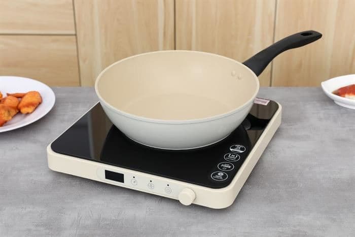 Ảnh Chảo nhôm sâu chống dính vân đá đáy từ 26 cm Green Cook GCP246-26IH